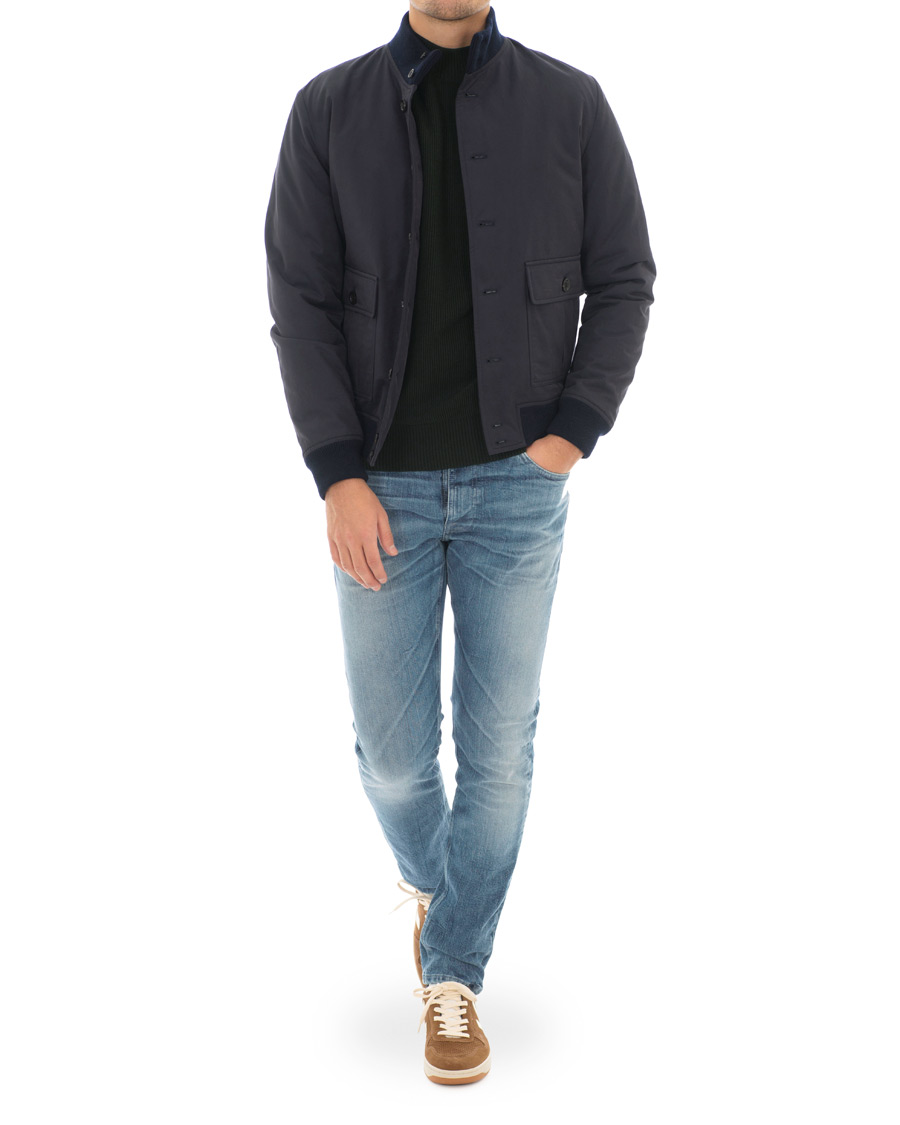 Herr | Jeans | Nudie Jeans | Green Collection Lean Dean Jeans Worn In Green