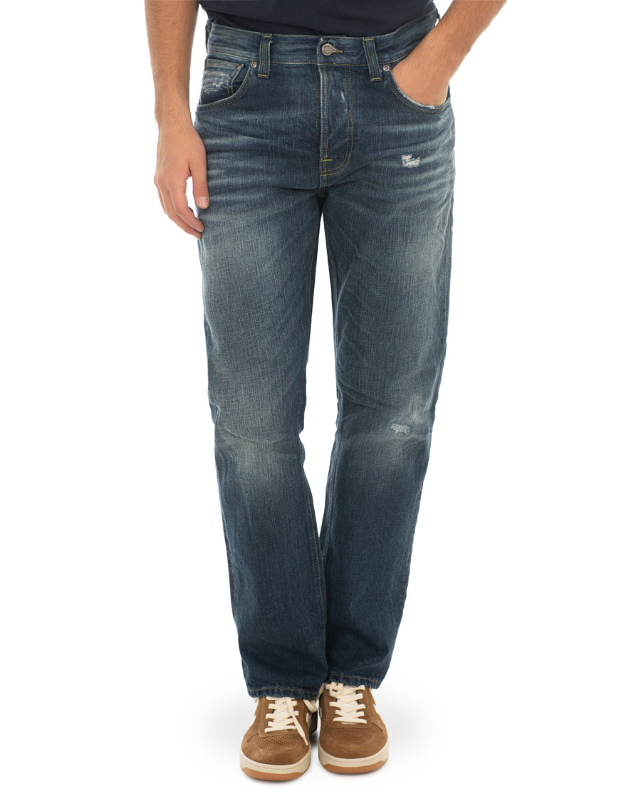 Herr | Jeans | Nudie Jeans | Green Collection Sleepy Sixten Jeans Authentic Green