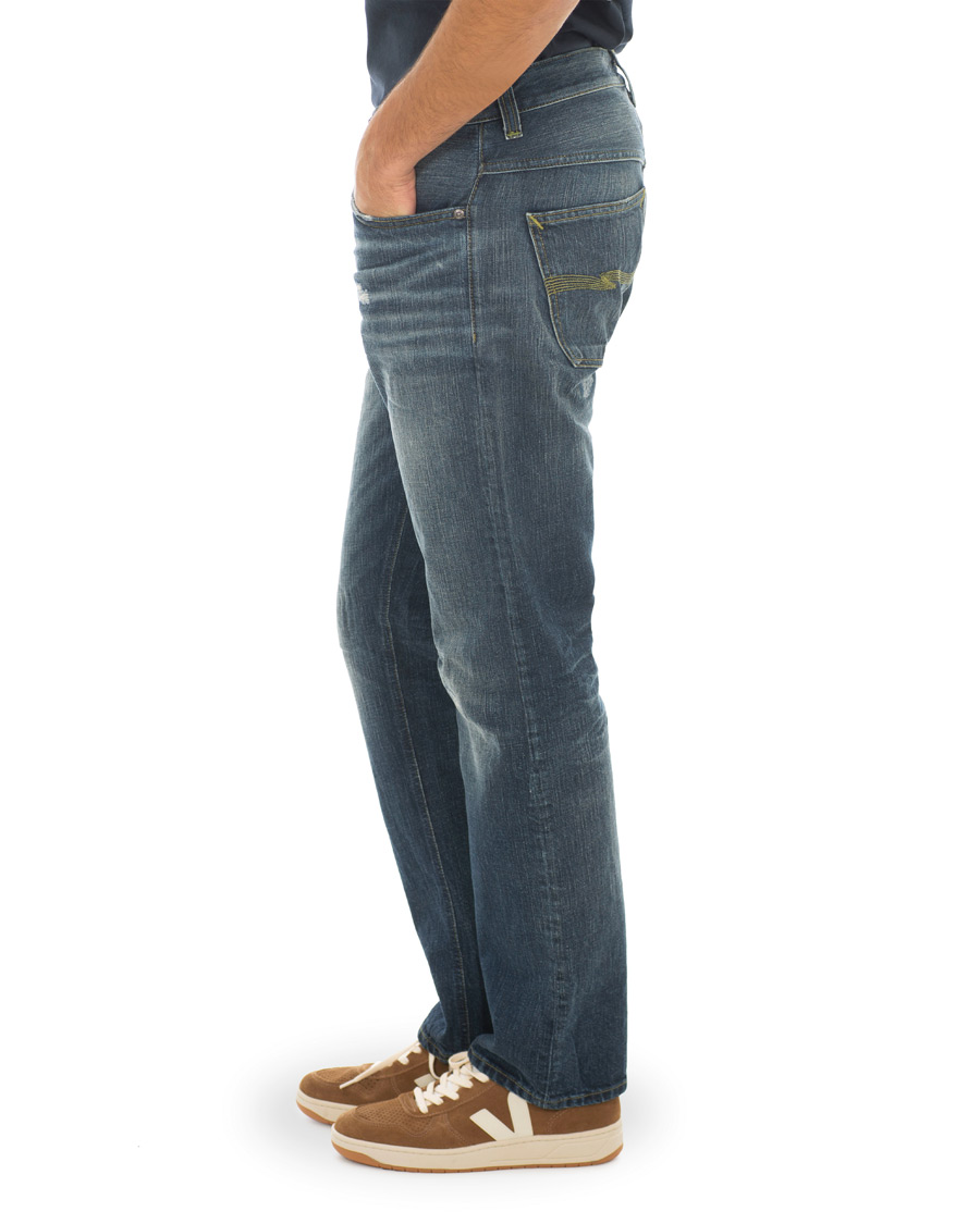 Herr | Jeans | Nudie Jeans | Green Collection Sleepy Sixten Jeans Authentic Green