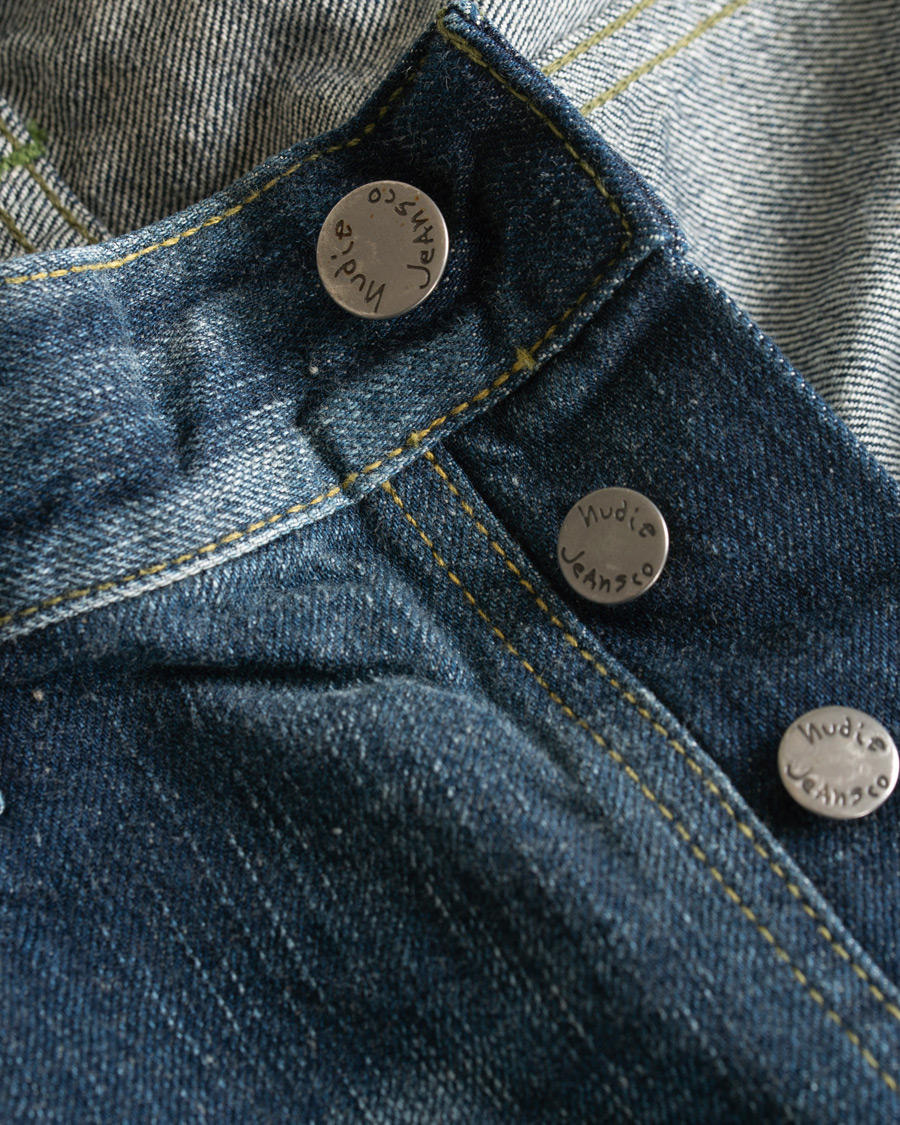 Herr | Jeans | Nudie Jeans | Green Collection Sleepy Sixten Jeans Authentic Green