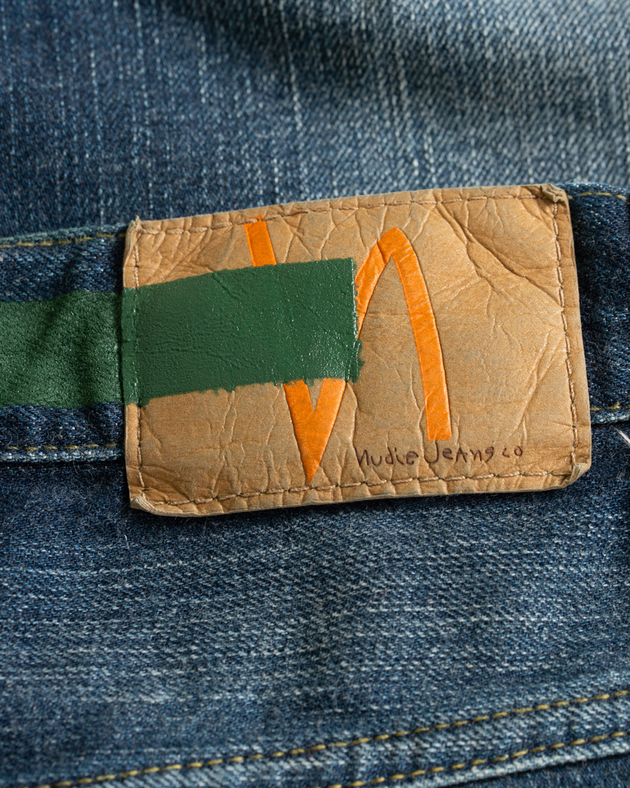 Herr | Jeans | Nudie Jeans | Green Collection Sleepy Sixten Jeans Authentic Green