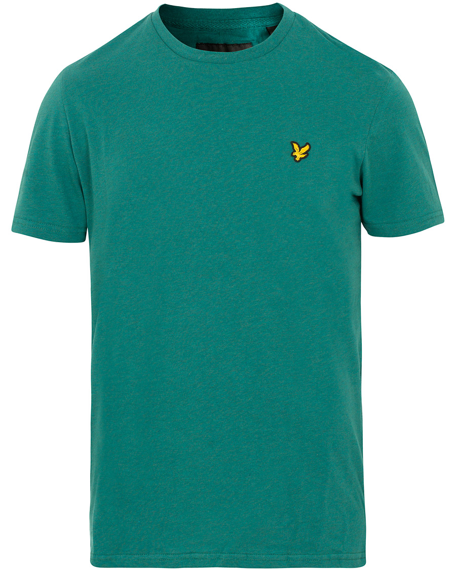 Herr | T-Shirts | Lyle & Scott | Garment Dyed T-Shirt Alpine Green Marl