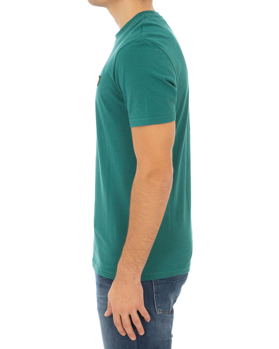 Herr | T-Shirts | Lyle & Scott | Garment Dyed T-Shirt Alpine Green Marl
