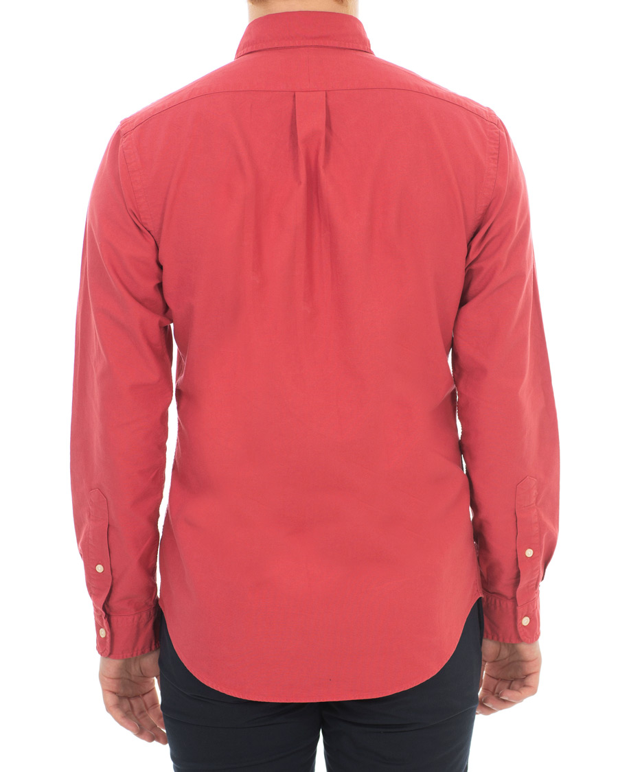 Herr | Skjortor | Polo Ralph Lauren | Slim Fit Garment Dyed Oxford Shirt Chilli Pepper