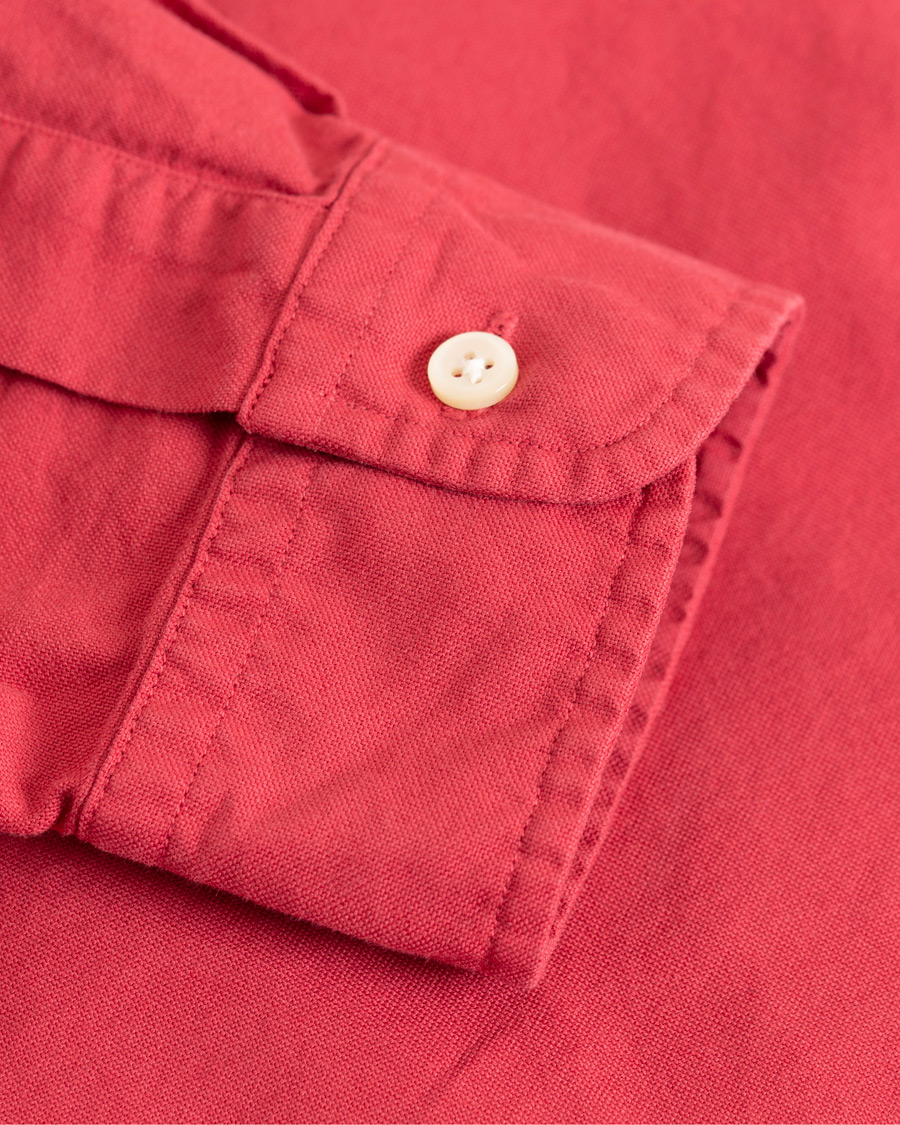 Herr | Skjortor | Polo Ralph Lauren | Slim Fit Garment Dyed Oxford Shirt Chilli Pepper