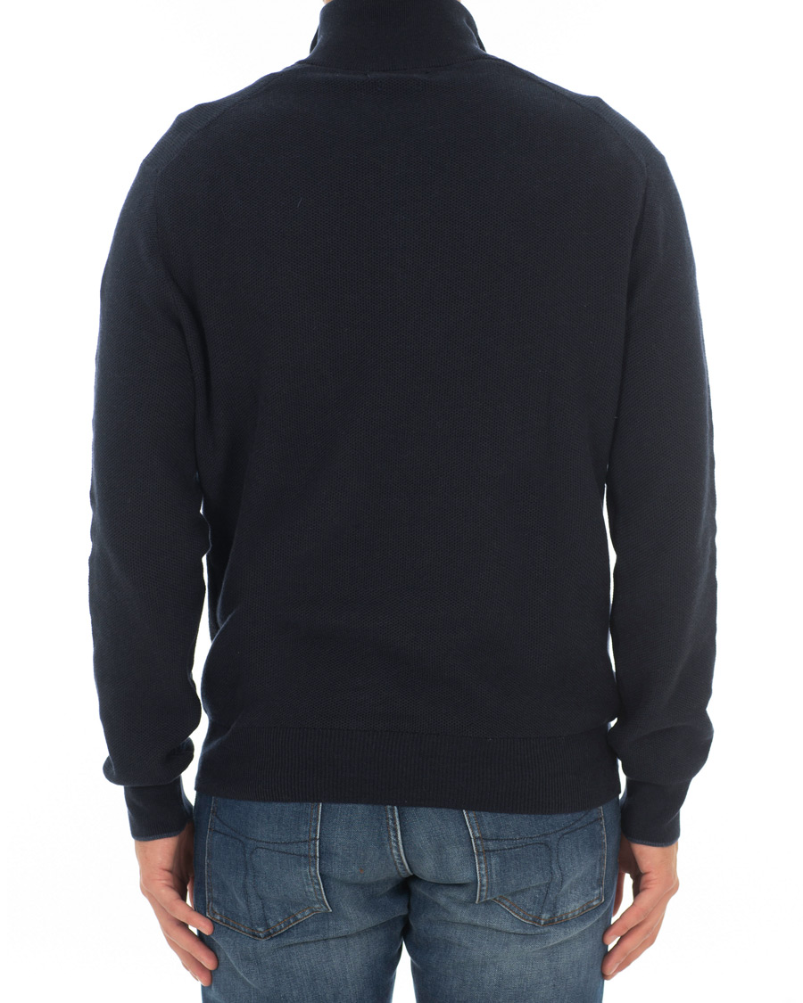Herr | Tröjor | Polo Ralph Lauren | Texture  Half Zip Navy Heather