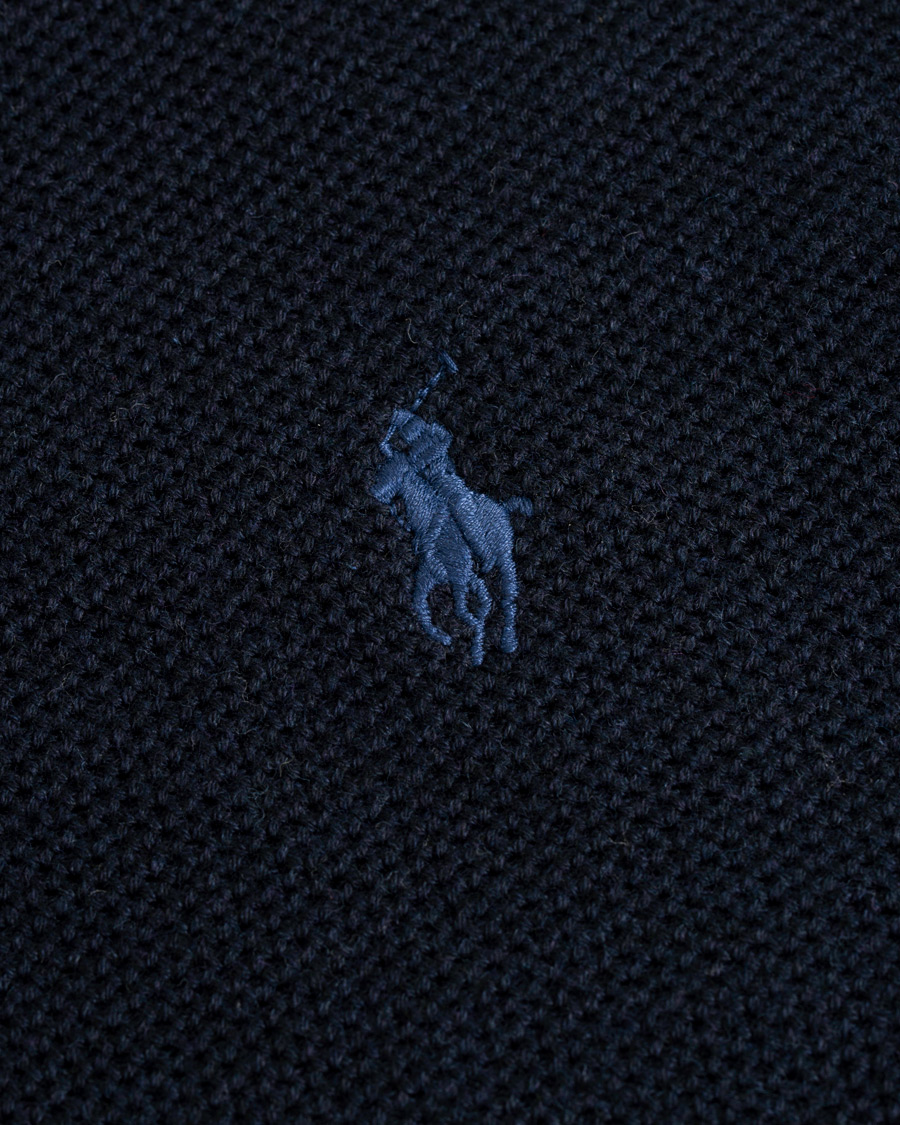 Herr | Tröjor | Polo Ralph Lauren | Texture  Half Zip Navy Heather