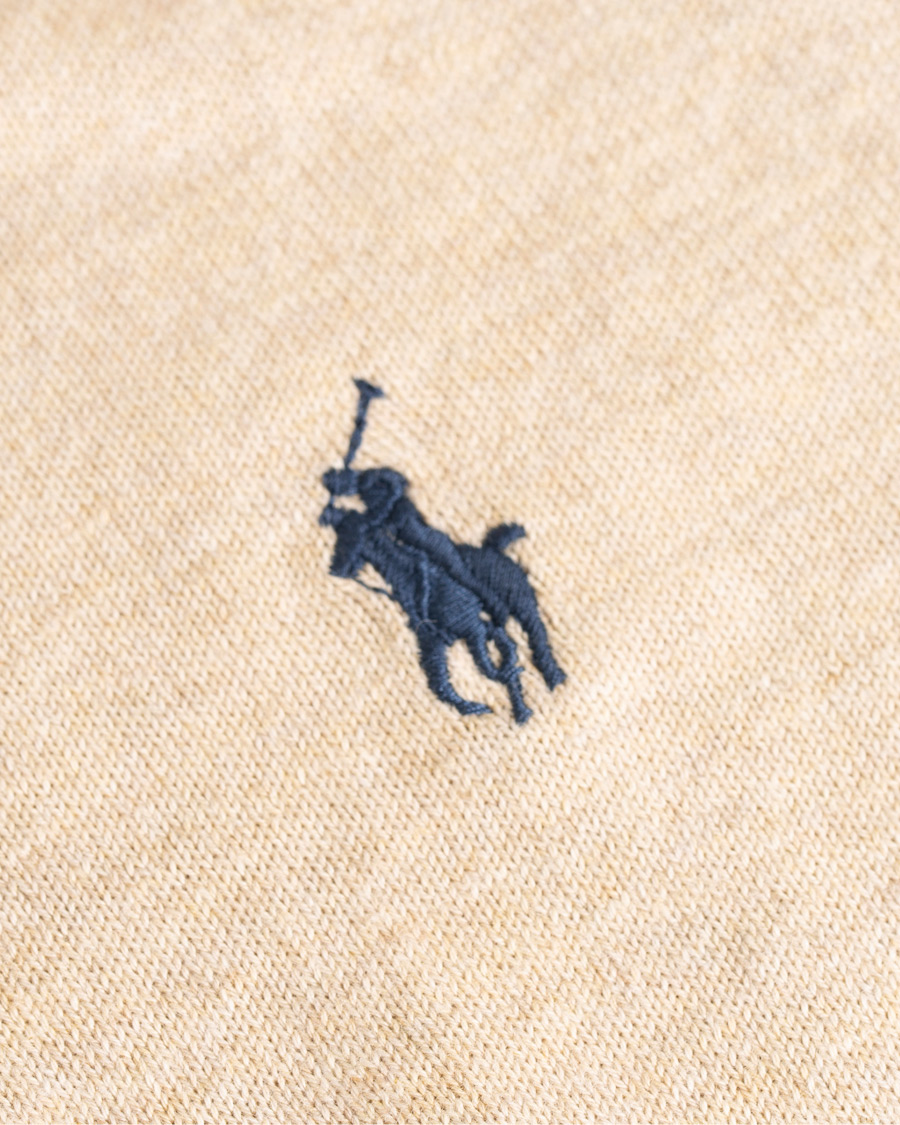 Herr | Tröjor | Polo Ralph Lauren | Pima Cotton Crew Neck Pullover Sand Heather
