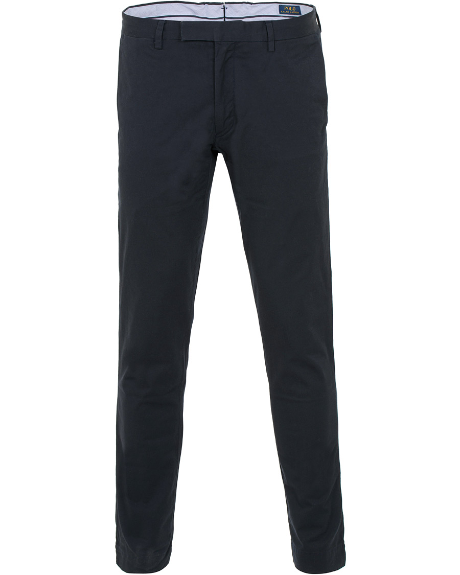 Herr | Byxor | Polo Ralph Lauren | Tailored Slim Fit Stretch Hudson Chinos Aviator Navy