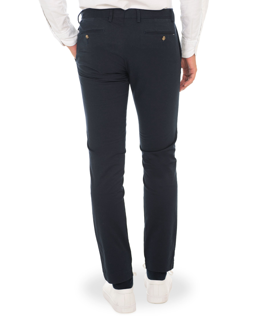 Herr | Byxor | Polo Ralph Lauren | Tailored Slim Fit Stretch Hudson Chinos Aviator Navy