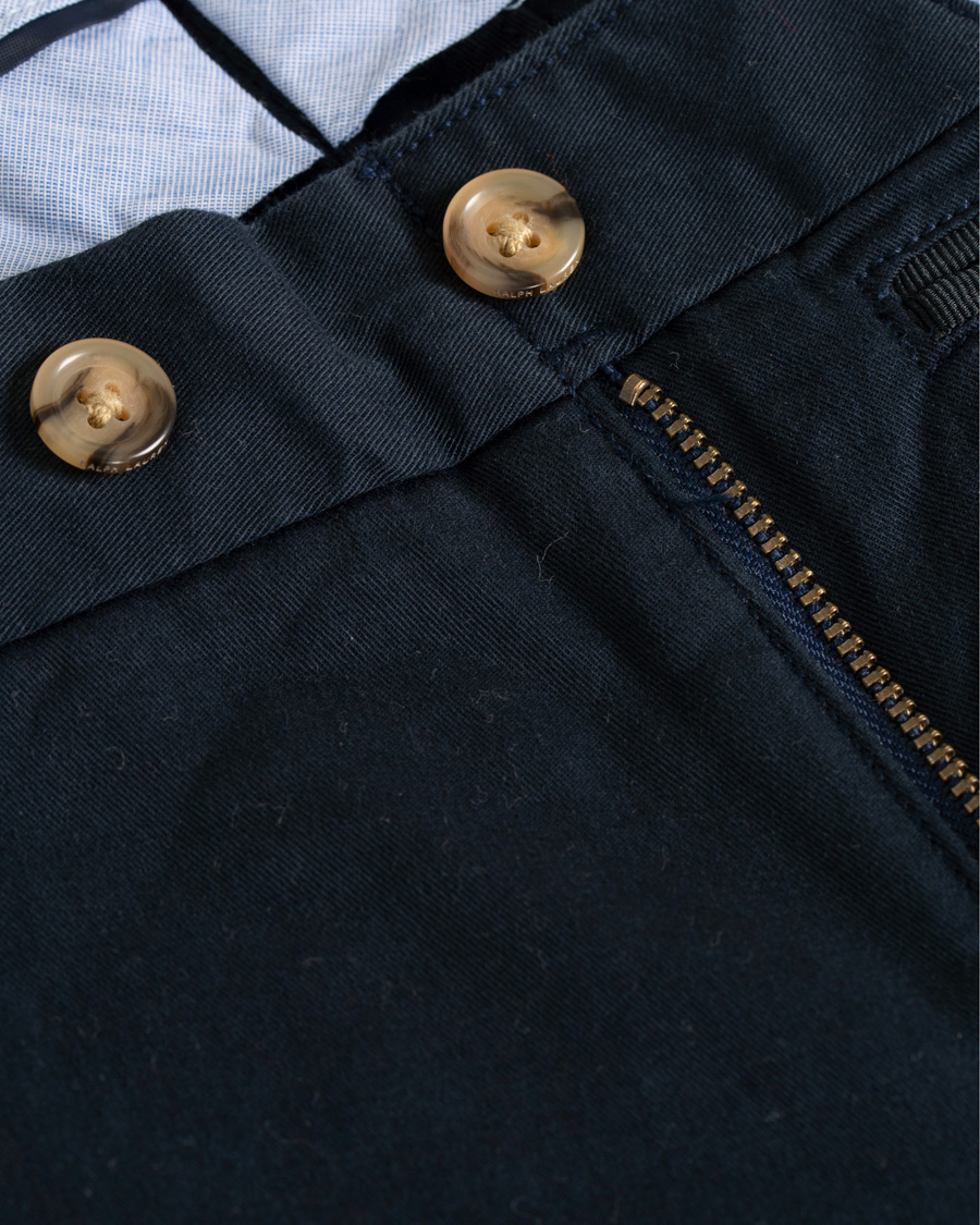 Herr | Byxor | Polo Ralph Lauren | Tailored Slim Fit Stretch Hudson Chinos Aviator Navy