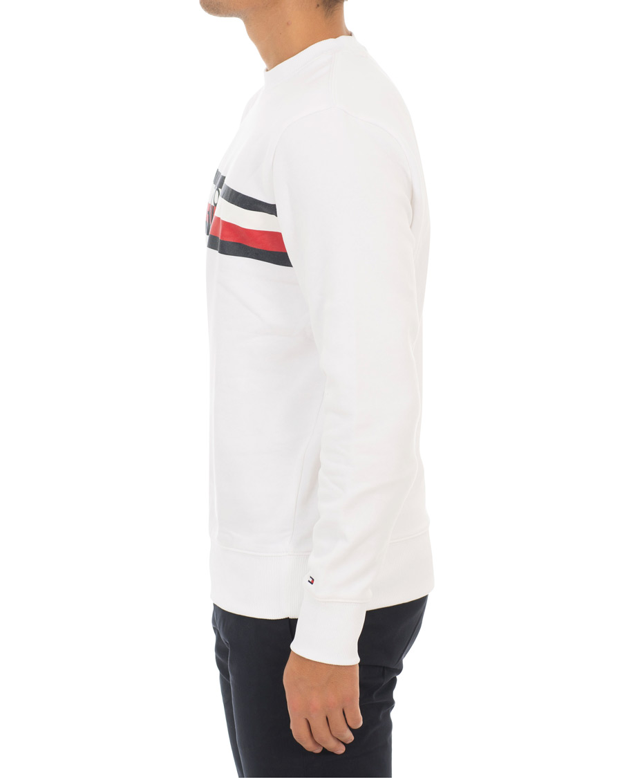 Herr | Tröjor | Tommy Hilfiger | Logo Sweatshirt Bright White