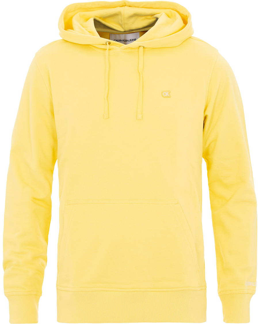 Herr | Tröjor | Calvin Klein Jeans | Chest Embroidery Hoodie Yellow Cream