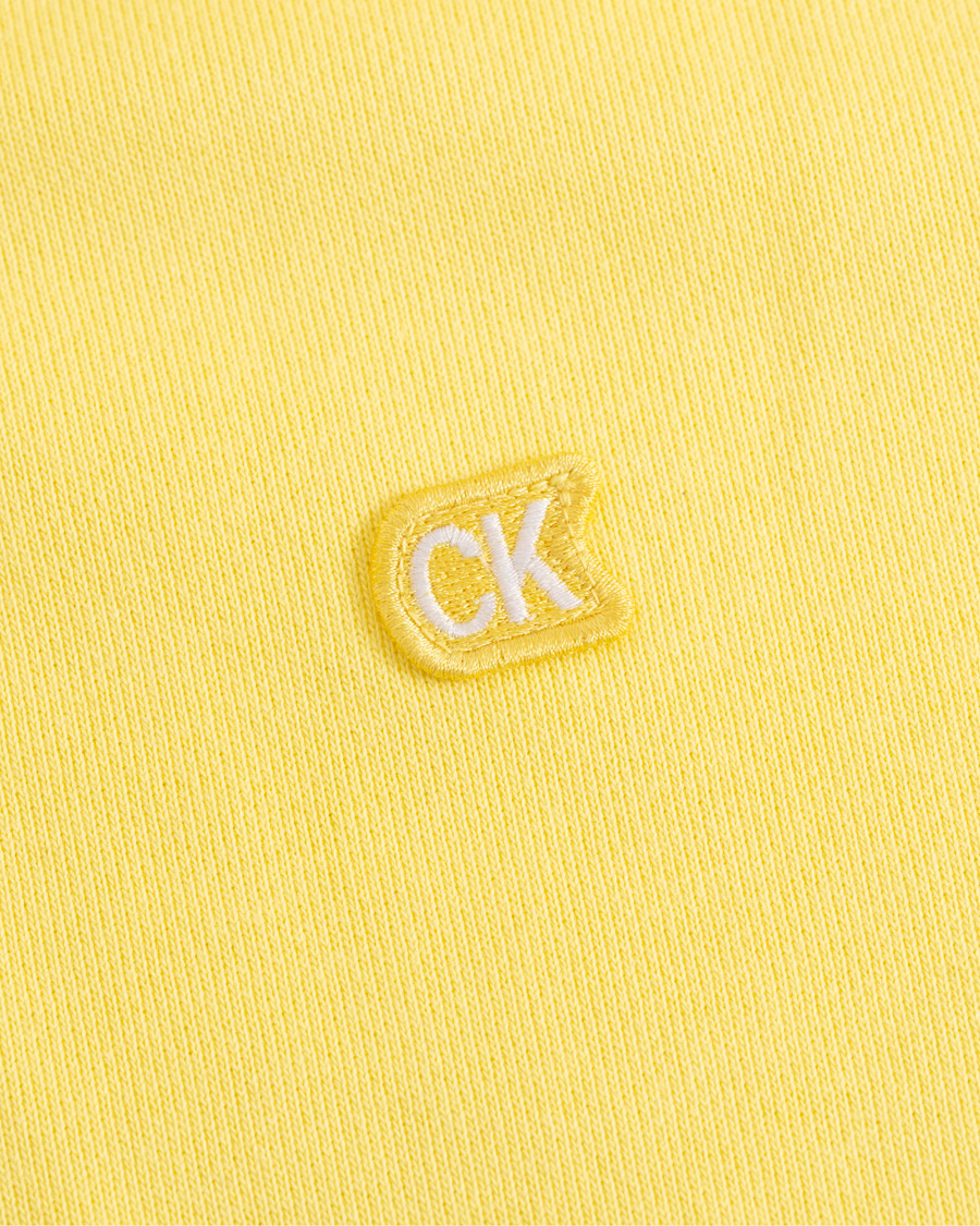Herr | Tröjor | Calvin Klein Jeans | Chest Embroidery Hoodie Yellow Cream