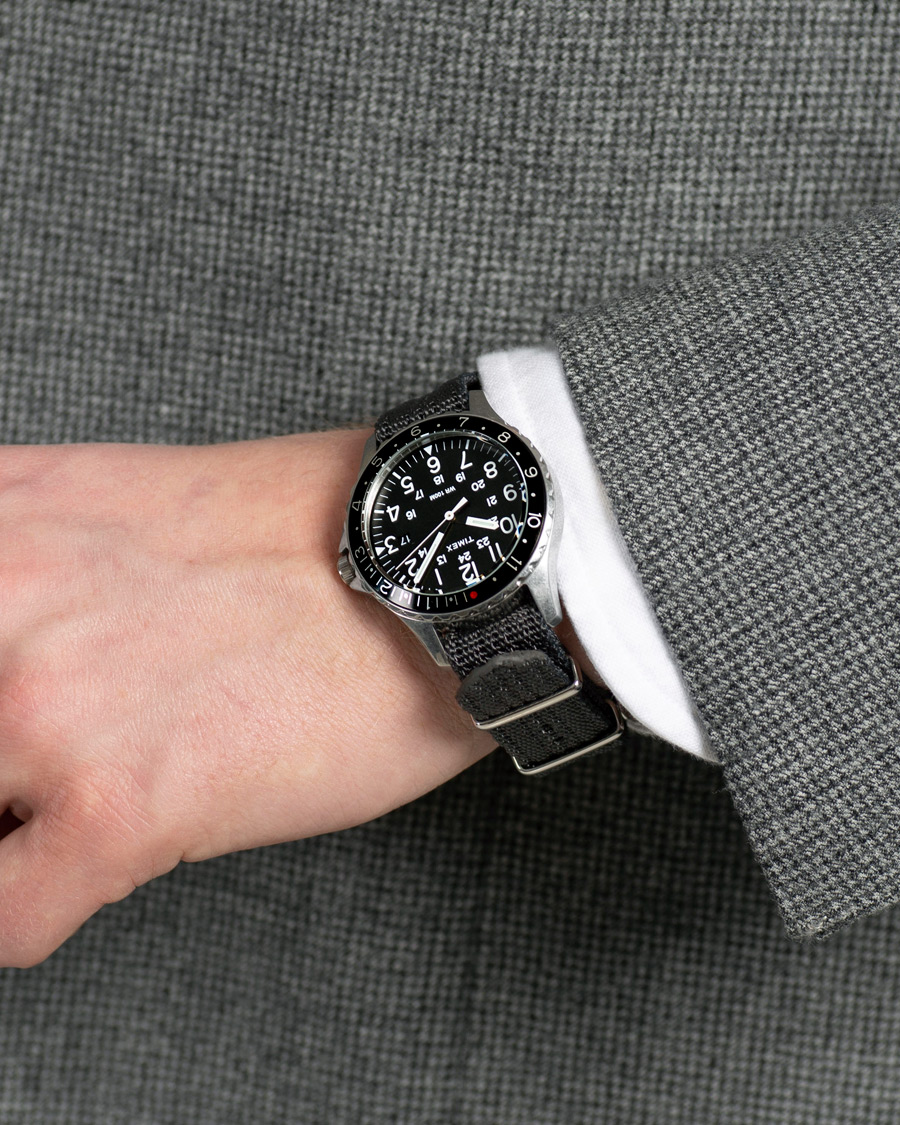 Herr | Timex Navi Ocean Ballistic Nylon Slate | Timex | Navi Ocean Ballistic Nylon Slate
