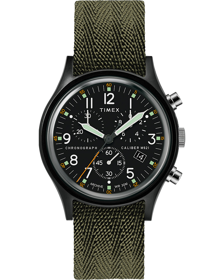 Herr | Timex MK1 Aluminum Chrono 40 Military Weave Black | Timex | MK1 Aluminum Chrono 40 Military Weave Black