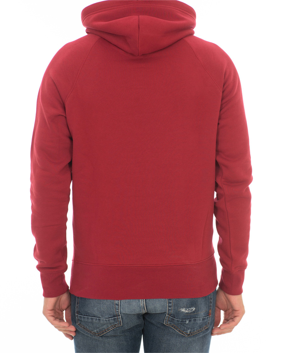 Herr | Tröjor | GANT | Shield Hoodie Mahogany Red