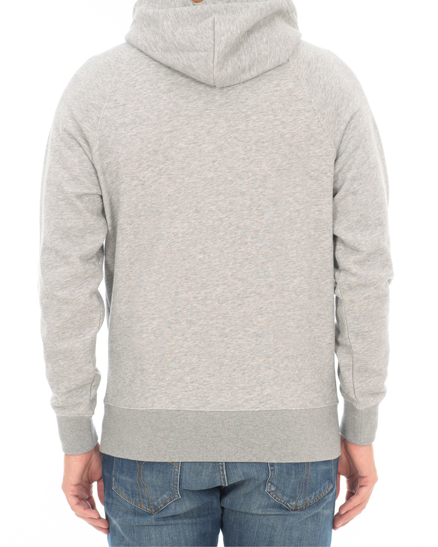 Herr | Tröjor | GANT | Logo Hoodie Grey Melange