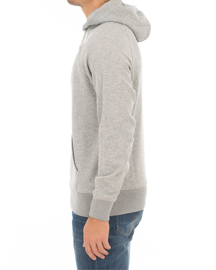 Herr | Tröjor | GANT | Logo Hoodie Grey Melange