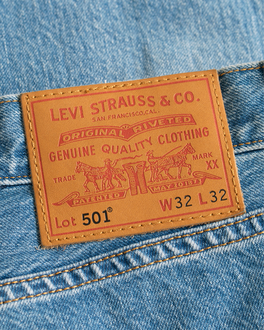 Herr | Jeans | Levi's | 501 Original Fit Stretch Jeans Pipe Light