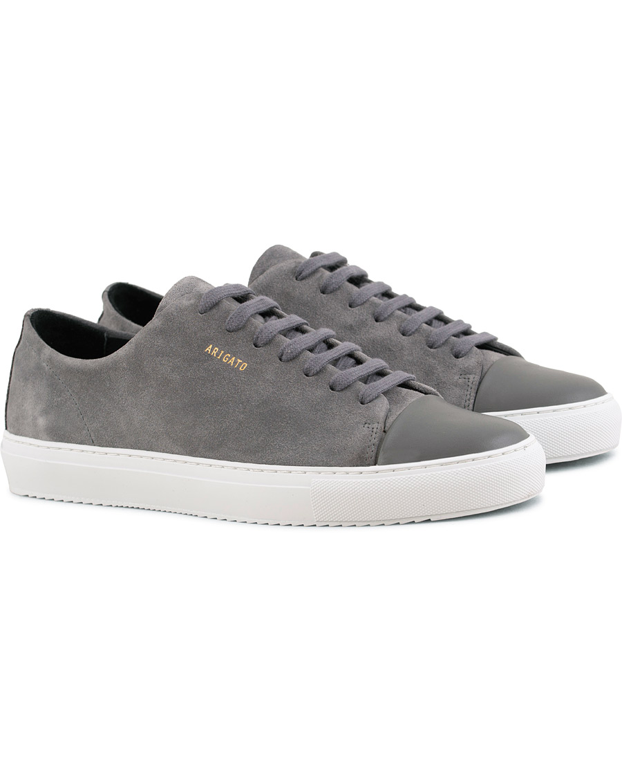 Herr | Axel Arigato Cap Toe Sneaker Dark Grey Suede | Axel Arigato | Cap Toe Sneaker Dark Grey Suede