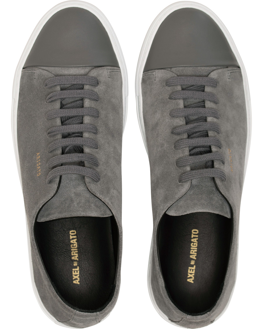 Herr | Axel Arigato Cap Toe Sneaker Dark Grey Suede | Axel Arigato | Cap Toe Sneaker Dark Grey Suede