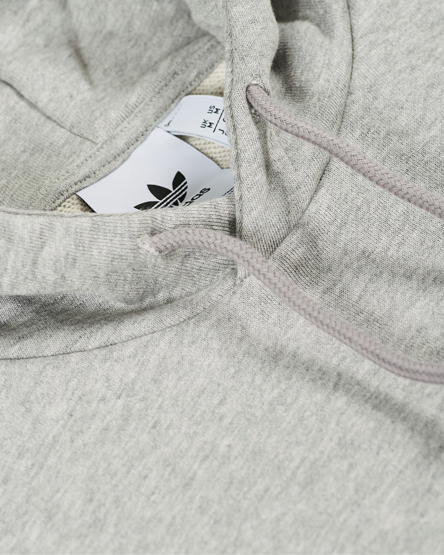 Herr | Tröjor | adidas Originals | Trefoil Hoodie Grey Melange
