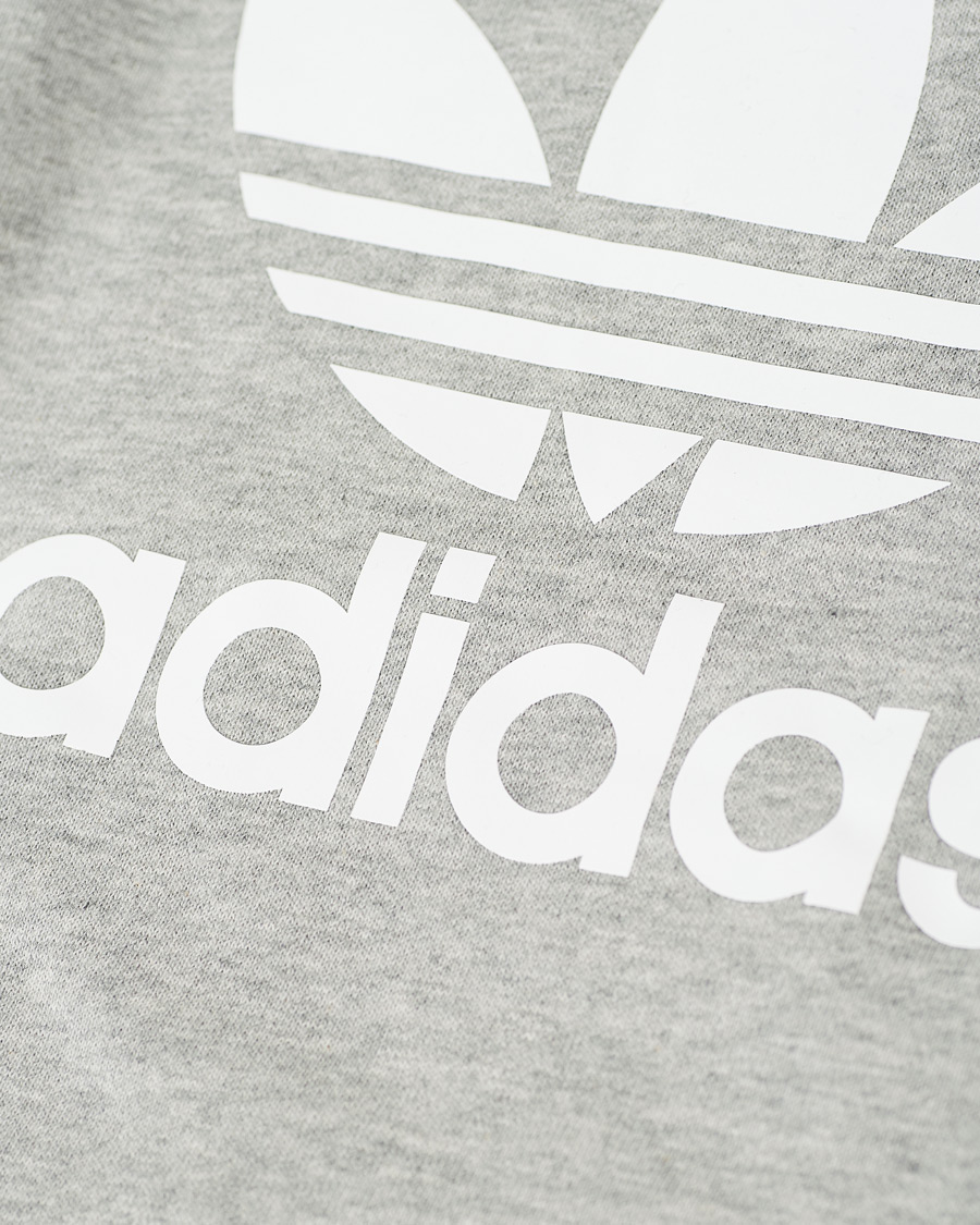Herr | Tröjor | adidas Originals | Trefoil Hoodie Grey Melange