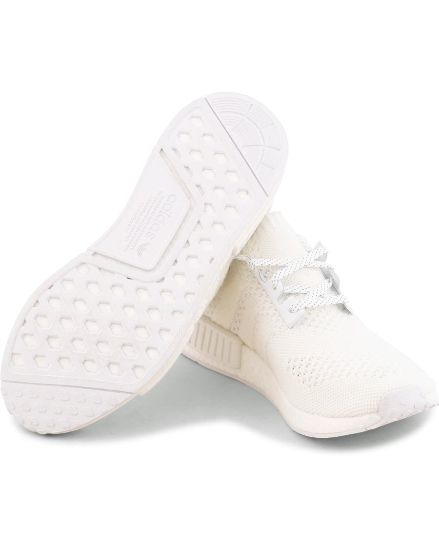 Herr | adidas Originals NMD_R1 Primeknit Running Sneaker White | adidas Originals | NMD_R1 Primeknit Running Sneaker White