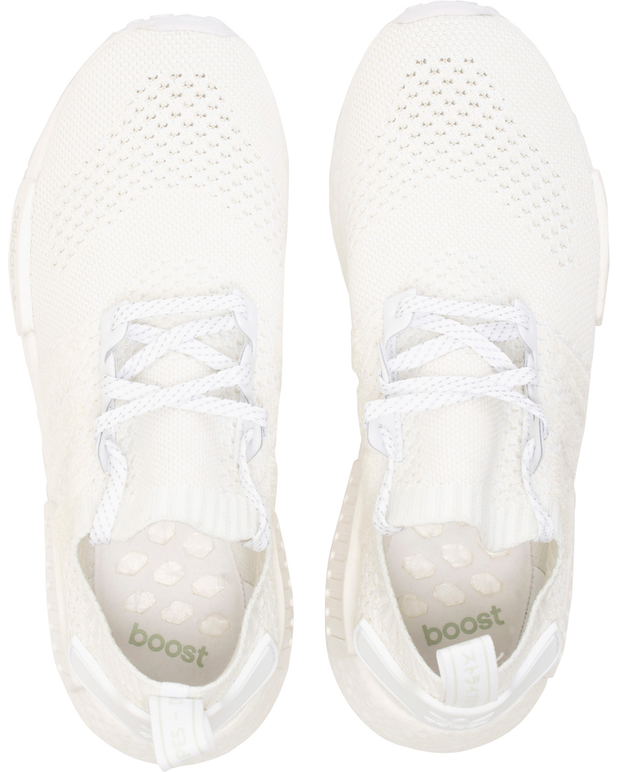 Herr | adidas Originals NMD_R1 Primeknit Running Sneaker White | adidas Originals | NMD_R1 Primeknit Running Sneaker White