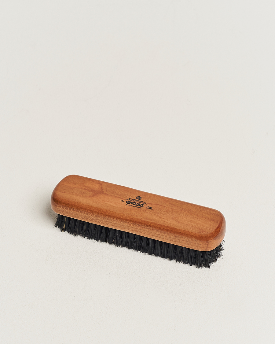 Herr | Klädvård | Kent Brushes | Small Cherry Wood Travel Clothing Brush