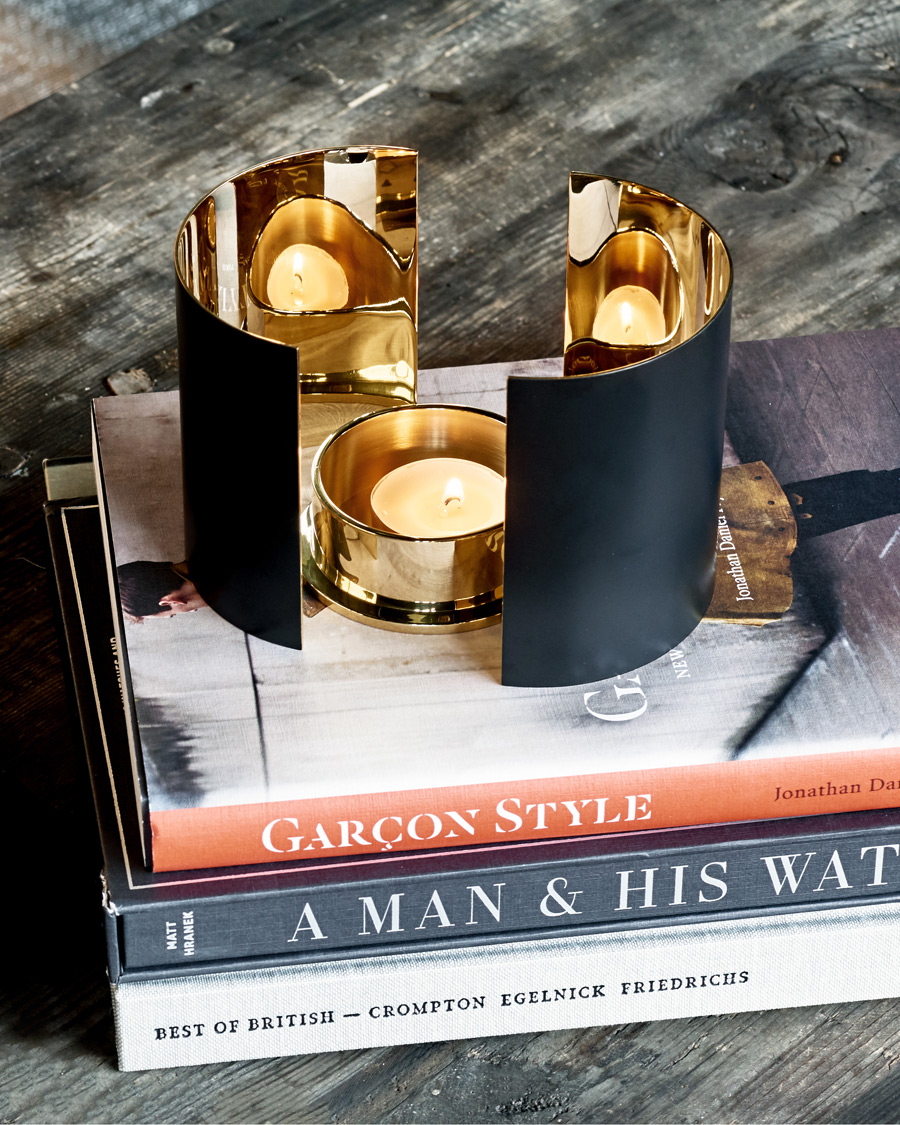 Herr | | Skultuna | Candle Holder Infinity Large Black