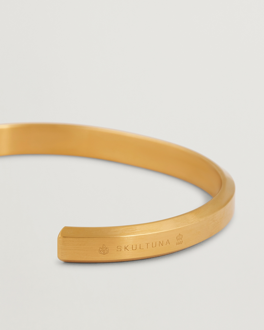 Herr | Skultuna Icon Cuff Matte Gold | Skultuna | Icon Cuff Matte Gold