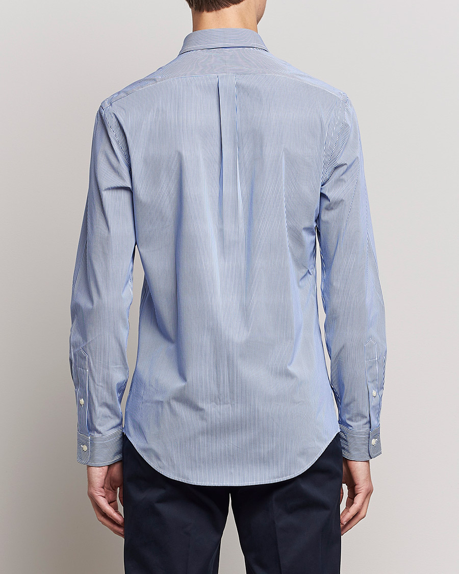 Herr | Skjortor | Polo Ralph Lauren | Slim Fit Thin Stripe Poplin Shirt Blue/White