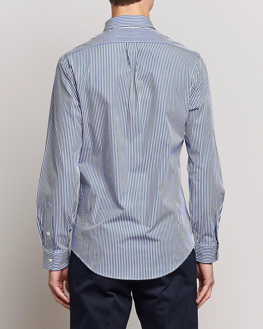 Herr | Skjortor | Polo Ralph Lauren | Slim Fit Big Stripe Poplin Shirt Blue/White