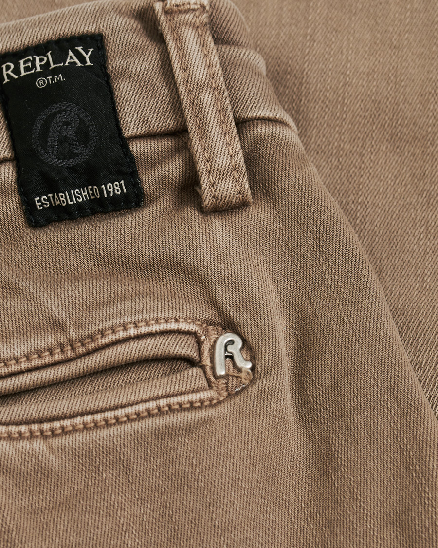 Herr | Byxor | Replay | Zeumar Hyperflex Chino Sand