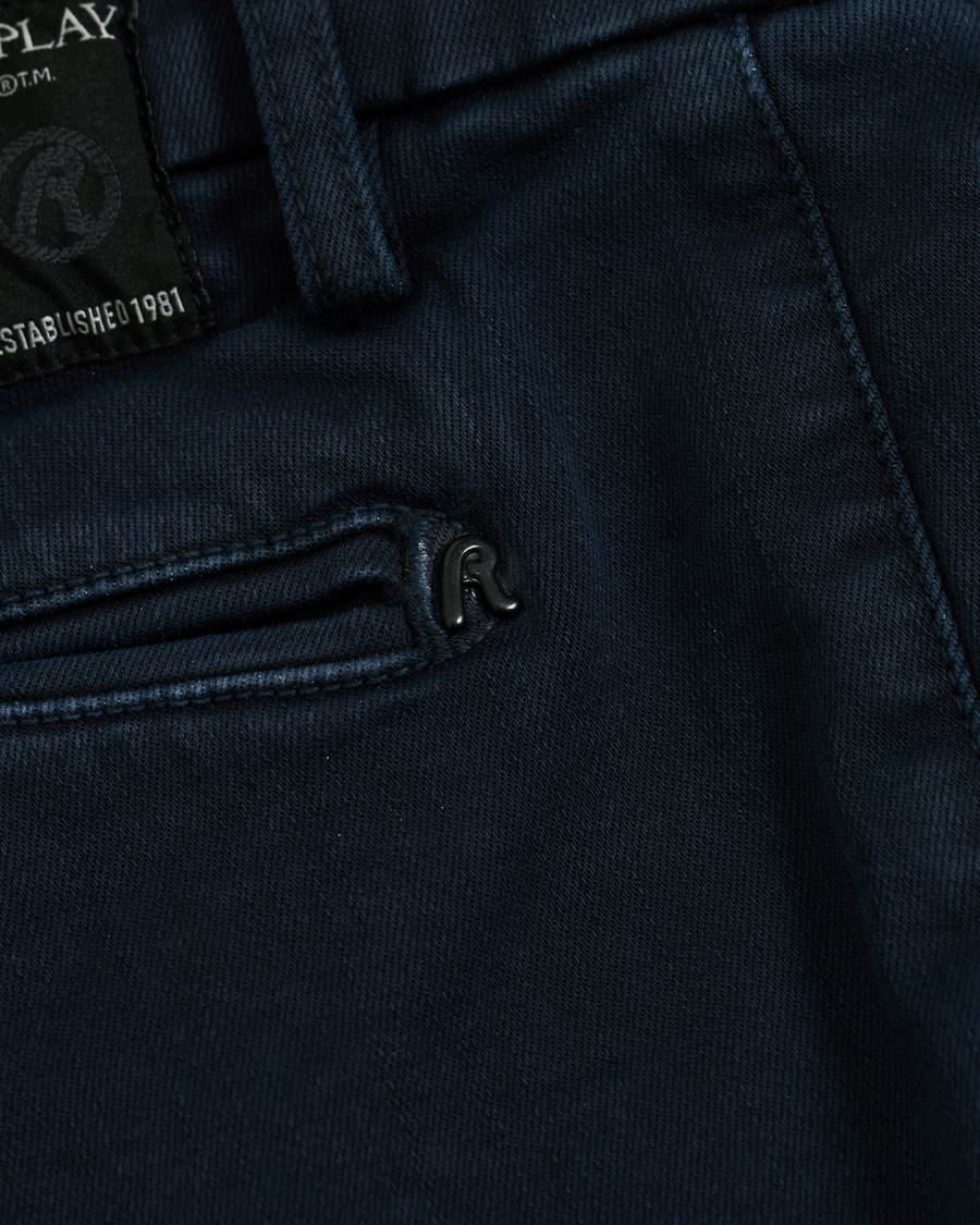 Herr | Byxor | Replay | Zeumar Hyperflex Chino Blue