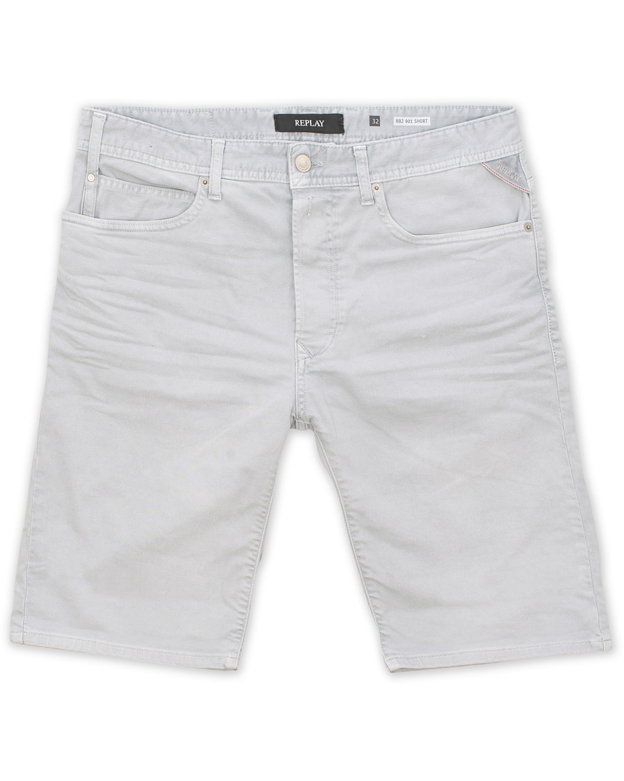 Herr | Shorts | Replay | Anbass Jeanshorts Light Grey
