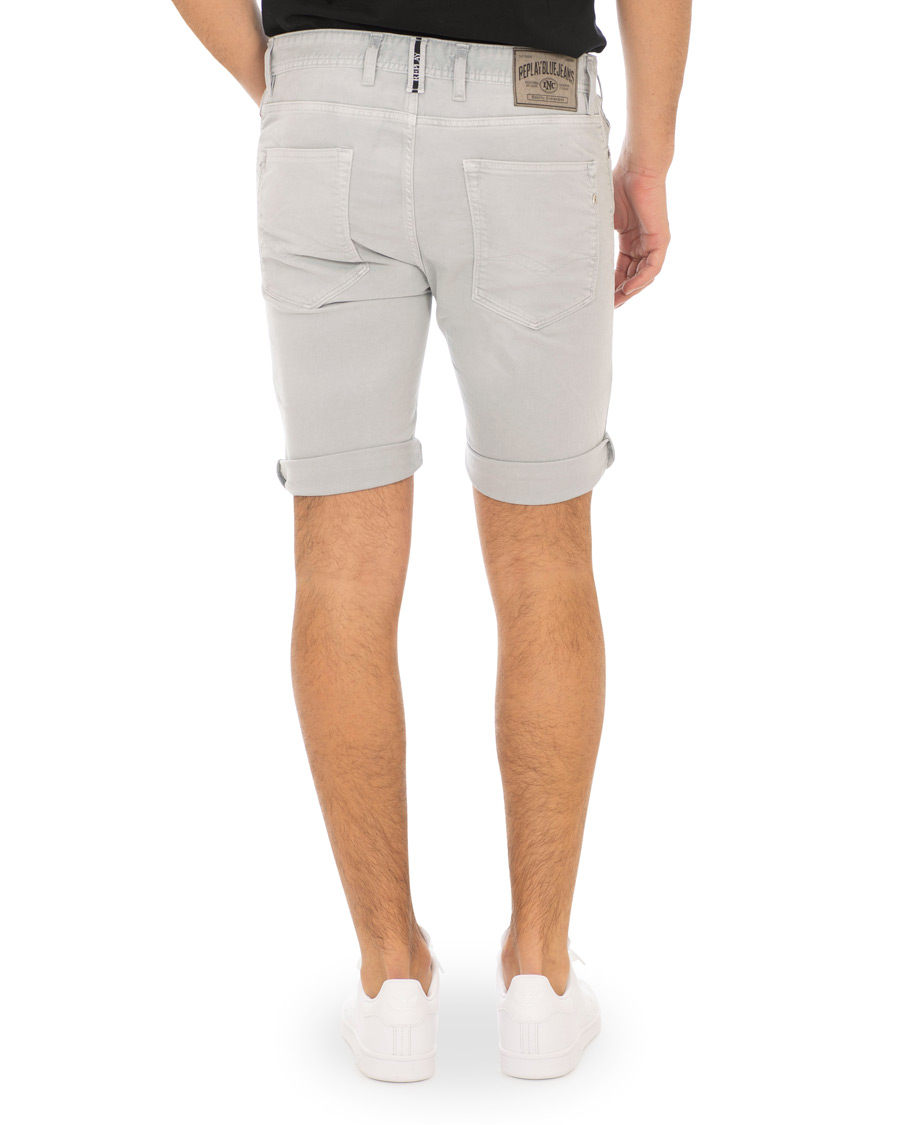 Herr | Shorts | Replay | Anbass Jeanshorts Light Grey