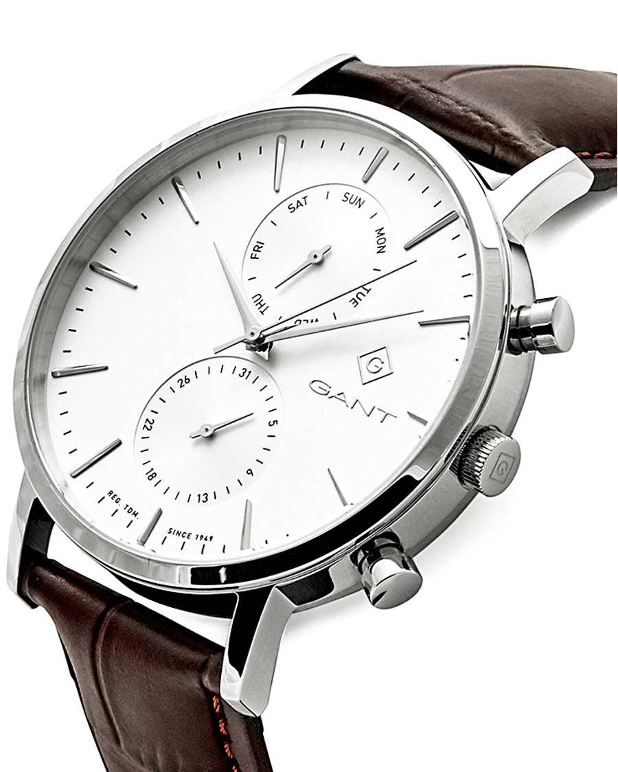 Herr | GANT Park Hill Day Date II Silver | GANT | Park Hill Day Date II Silver