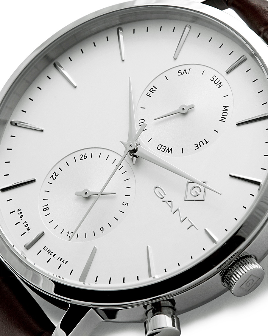 Herr | GANT Park Hill Day Date II Silver | GANT | Park Hill Day Date II Silver