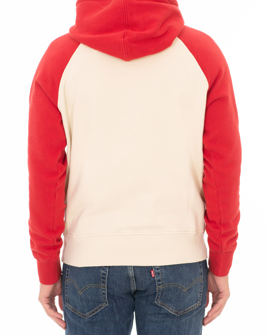Herr | Tröjor | AMI | Retro Hoodie Red/White