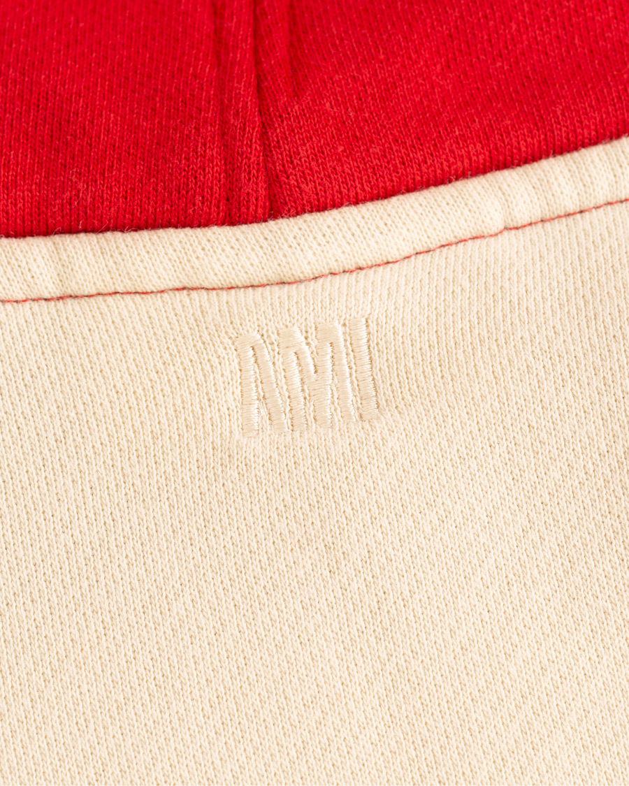 Herr | Tröjor | AMI | Retro Hoodie Red/White