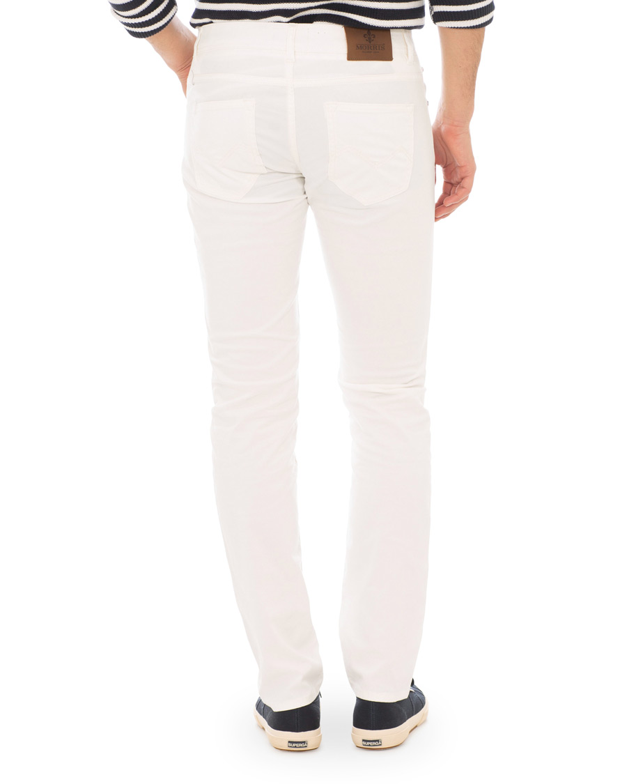 Herr | Byxor | Morris | James Textured Jeans Off White
