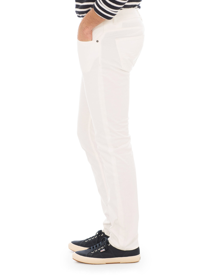 Herr | Byxor | Morris | James Textured Jeans Off White