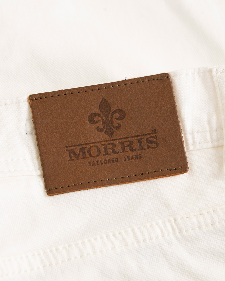 Herr | Byxor | Morris | James Textured Jeans Off White