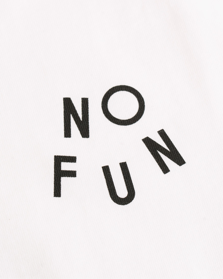 Herr | T-Shirts | A.P.C. | No Fun T-shirt White