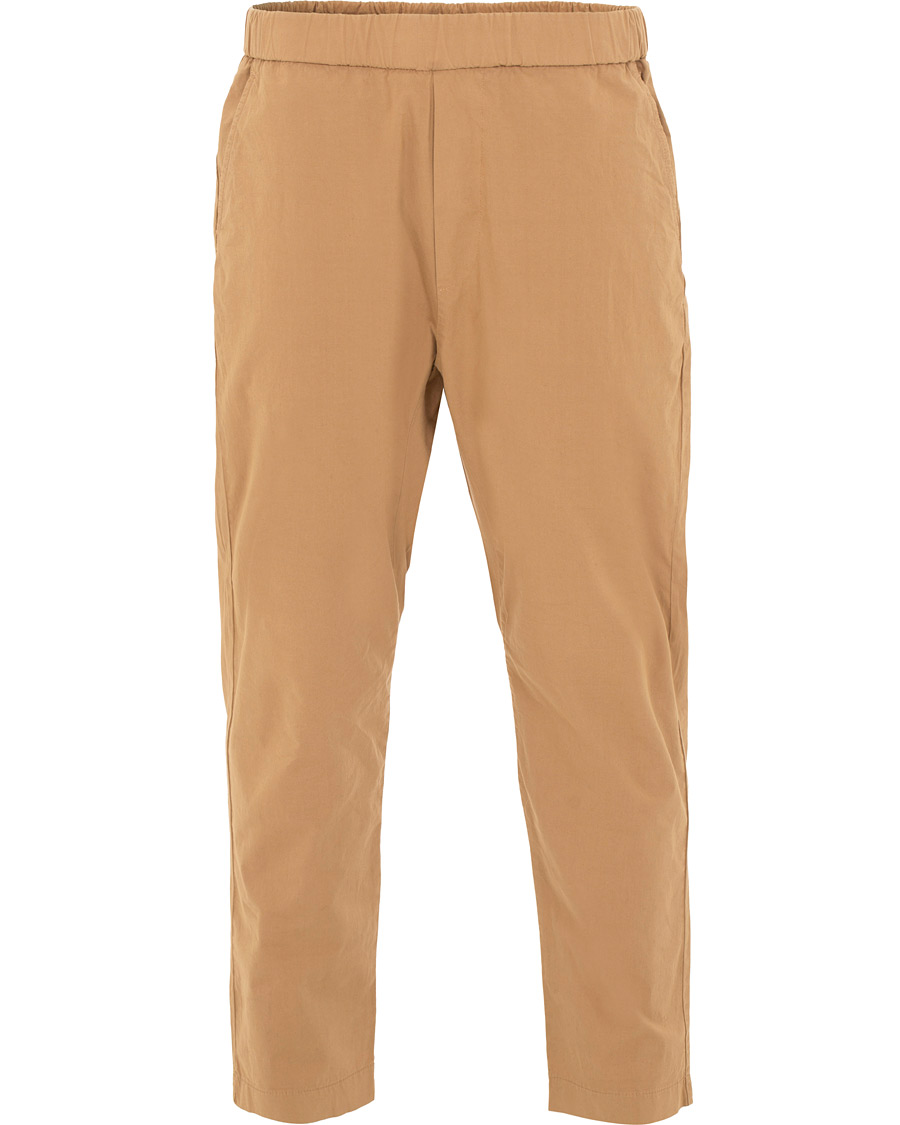 Herr | Byxor | Barena | Arenga Cotton Drawstring Trousers Khaki