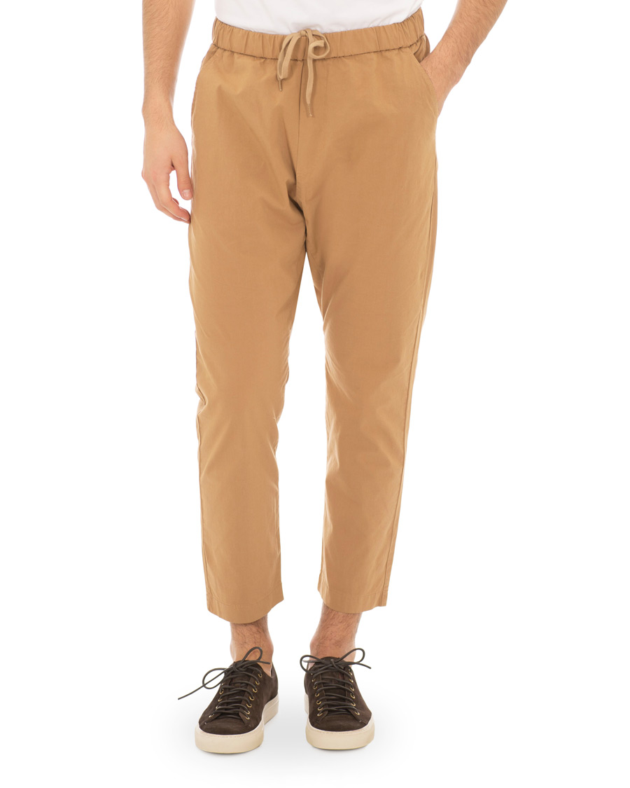 Herr | Byxor | Barena | Arenga Cotton Drawstring Trousers Khaki
