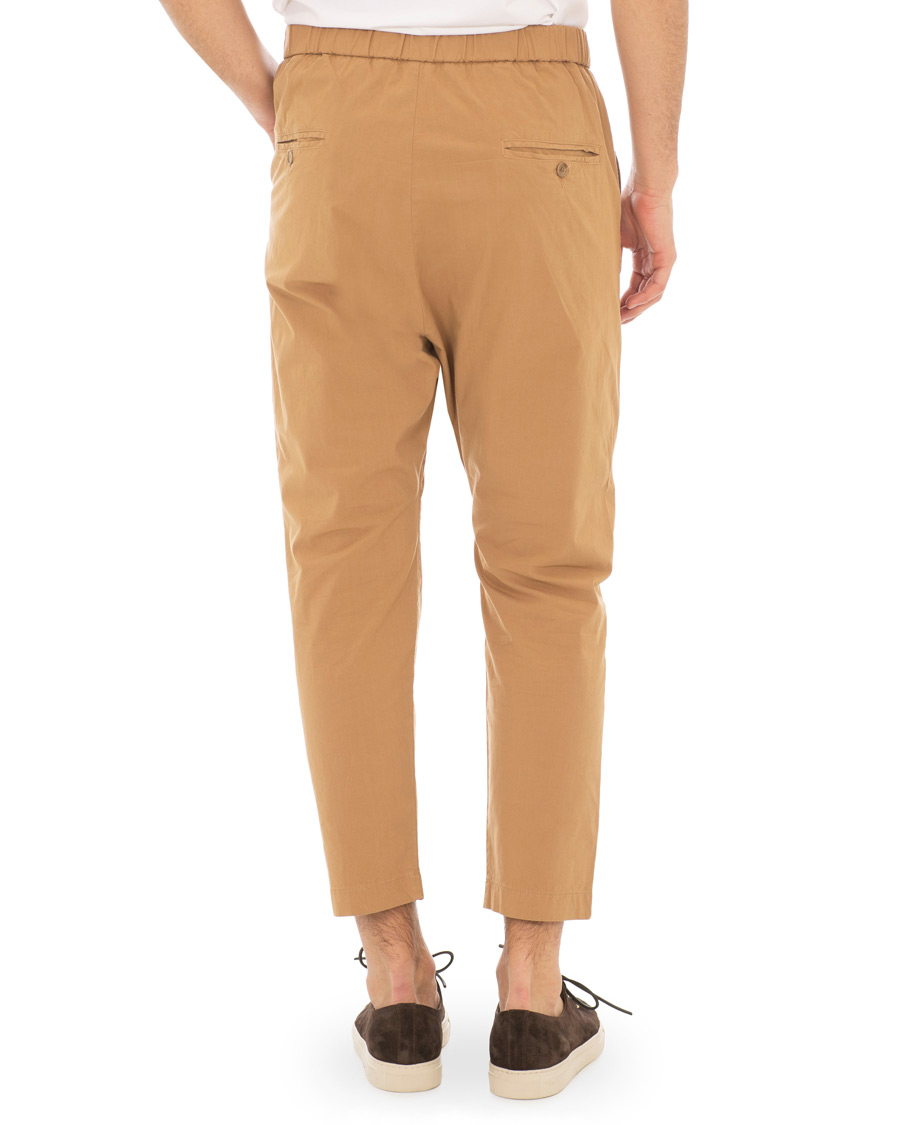 Herr | Byxor | Barena | Arenga Cotton Drawstring Trousers Khaki